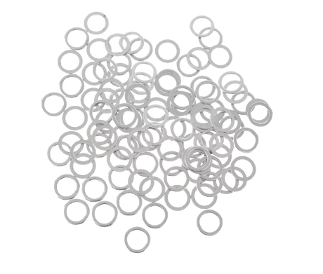 Social Speed Rings 100 pack Silver 8mm
