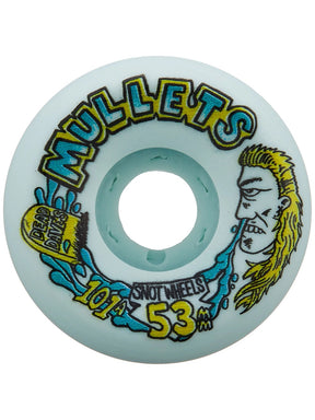 Snot Dead Dave Mullets Wheels Set Teal Blue 53mm 101A