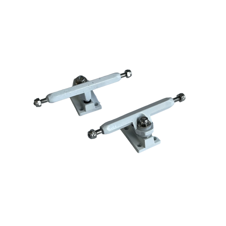 Social Pentagon Pro Fingerboard Trucks White 36mm Set