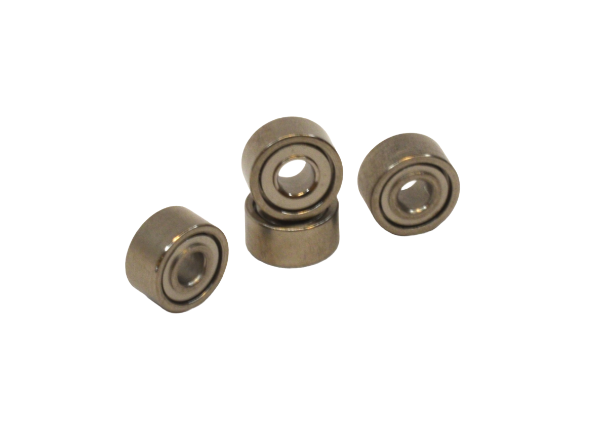 Social Apex Fingerboard Bearings Silver Abec5 (4pk)