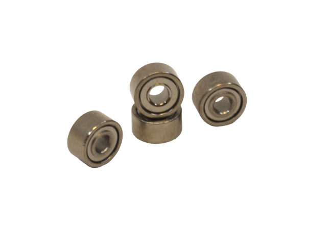 Social Apex Fingerboard Bearings Silver Abec3 (4pk)
