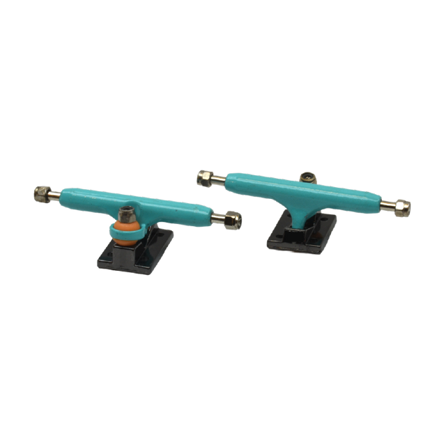 Social Indy Pro Fingerboard Trucks Black Teal 34mm