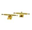 Social Indy Pro Fingerboard Trucks Gold Gold 34mm Set