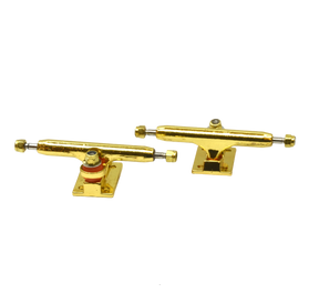 Social Indy Pro Fingerboard Trucks Gold Gold 34mm Set