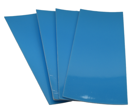 Social STICKY Fingerboard Grip Neon Blue 40x110mm