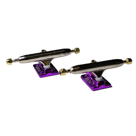 Social Team Pro Fingerboard Trucks Purple Chrome 29mm