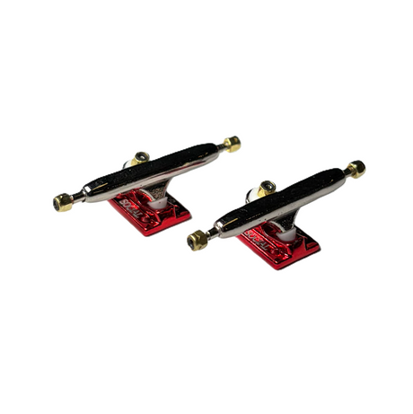 Social Team Pro Fingerboard Trucks Red Chrome 36mm