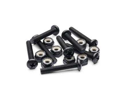 Social PANHEAD Skateboard Hardware Pack Black 1 inch