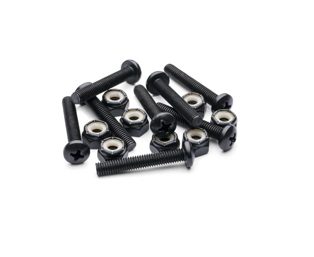 Social PANHEAD Skateboard Hardware Pack Black 1 inch