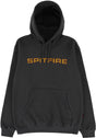 Spitfire Classic 87 Embroidered Hoodie Charcoal Red