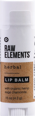 RAW ELEMENTS HERBAL RESCUE HEMP & SAGE LIP BALM