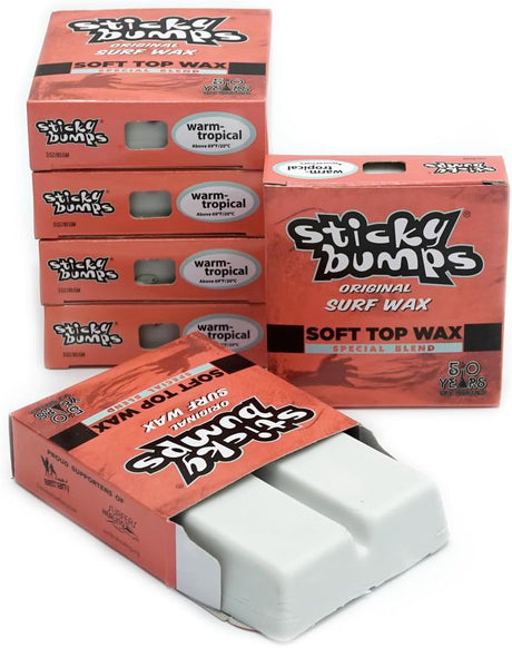 Sticky Bumps Softboard Wax Warm Tropical (6 Pack)