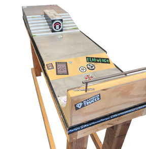 Warehouse Ramps Fingerboard Park Street Course Long w Stand Grey 20x60