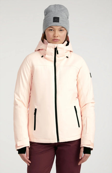 Oneill Stuvite Snow Jacket Womens Peach Whip