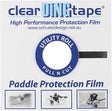 CLEAR DING TAPE PADDLE BLADE FILM 20mmX50m ROLL paddleboard