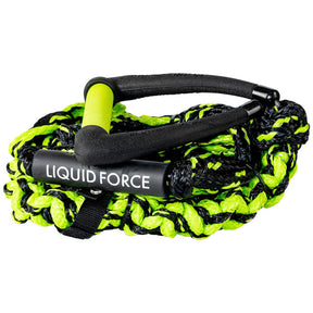 Liquid Force Surf DLX Coil Handle Rope Combo Black Green 24foot