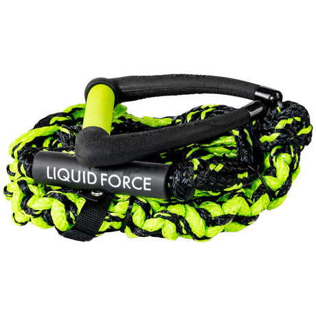 Liquid Force Surf DLX Coil Handle Rope Combo Black Green 24foot