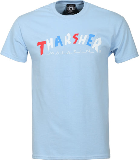 Thrasher Knock Off SS TShirt Light Blue