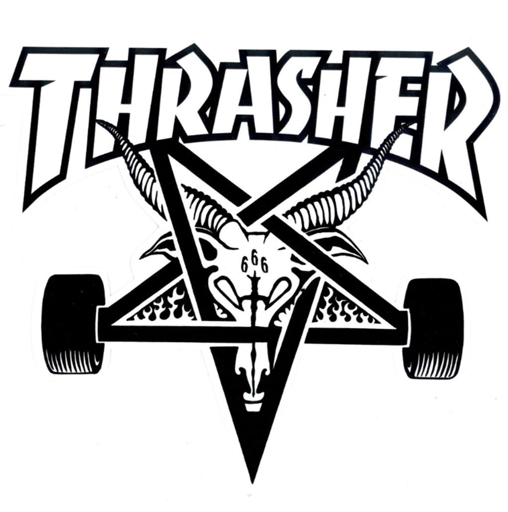 SF x Thrasher Wheel Keychain Natural Black One Size