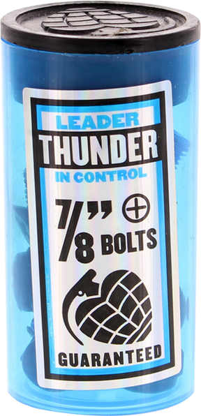 Thunder Bolts Hardware Phillips Black Blue 7/8"