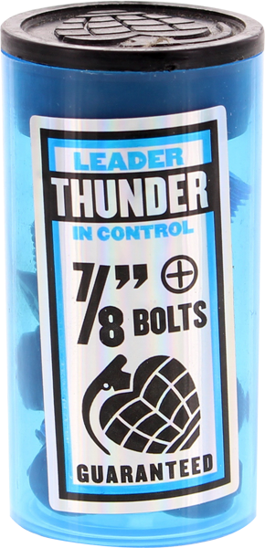 Thunder Bolts Hardware Phillips Black Blue 7/8"