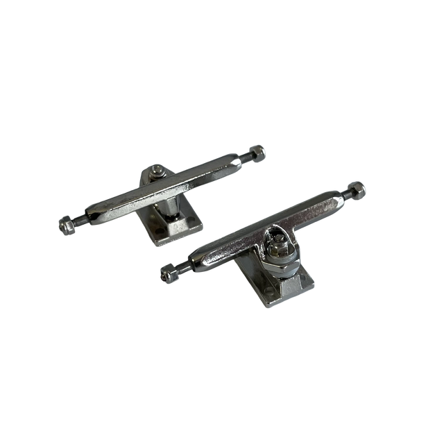 Social Pentagon Pro Fingerboard Trucks Silver 34mm Set