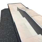 WAREHOUSE Ramps Tile Fingerboard Park Black White 1x5