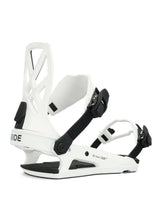 Ride C4 Snowboard Bindings 2025 White Black Medium