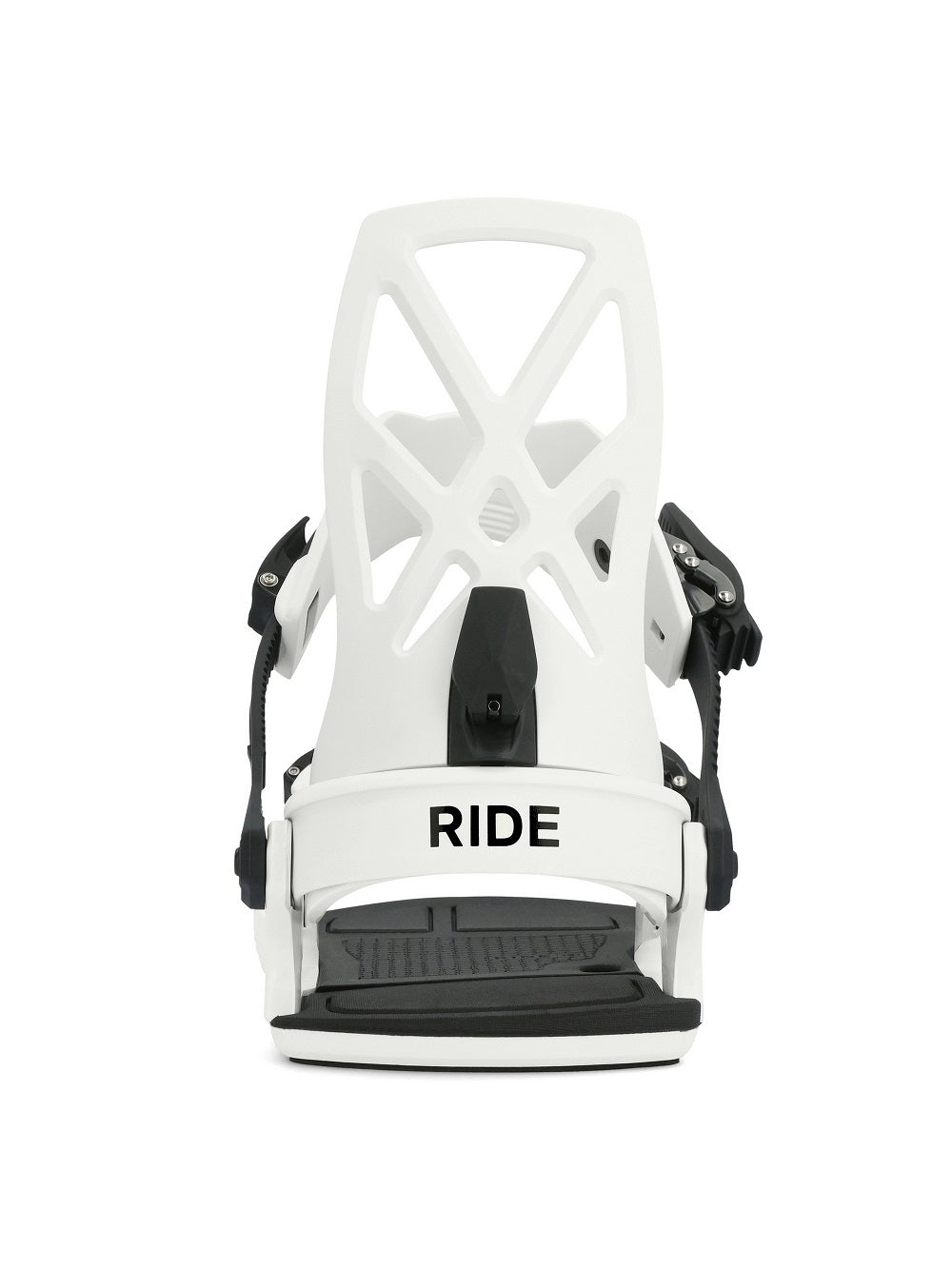 Ride C4 Snowboard Bindings 2025 White Black Medium