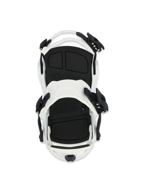 Ride C4 Snowboard Bindings 2025 White Black Medium