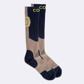 Coal Snow Socks Lightweight Merino Navy Medium